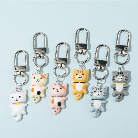 고양이 피규어 키링 1